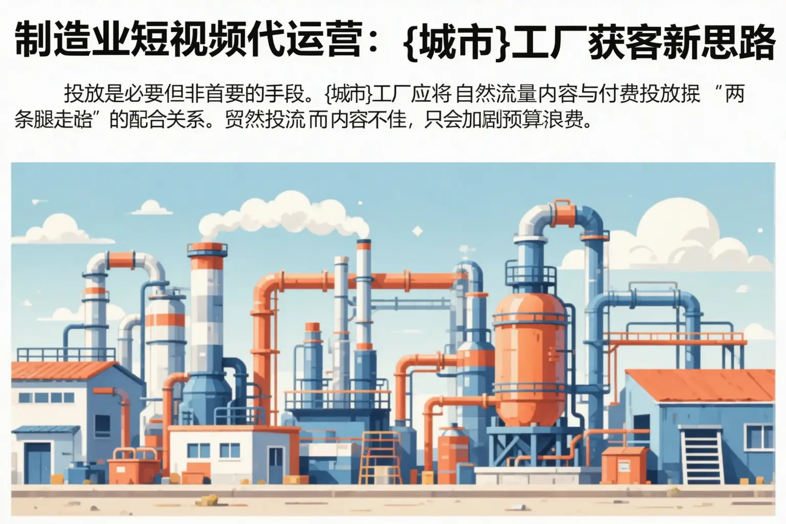 制造业短视频代运营：福贡工厂获客新思路